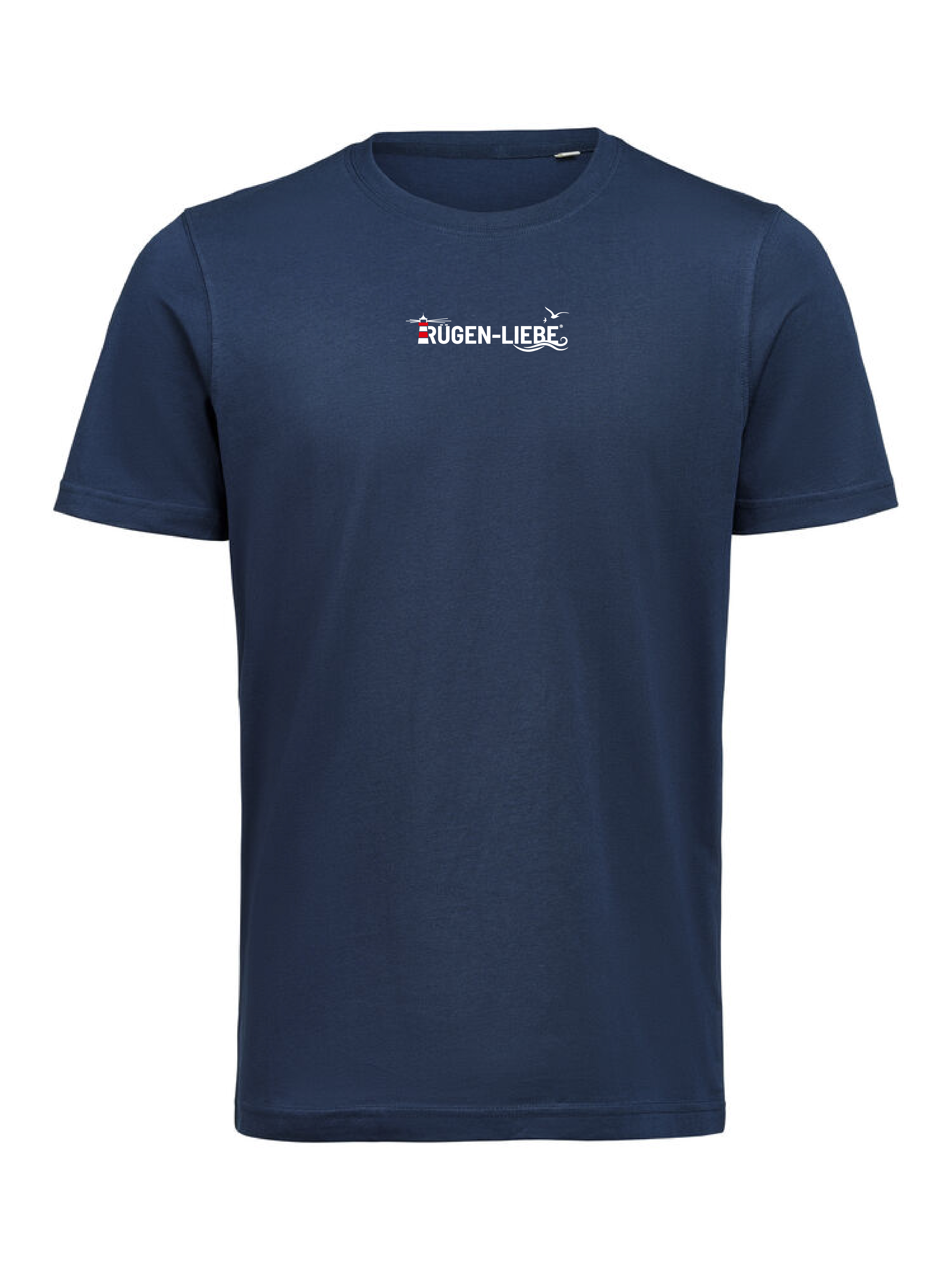 Rügen-Liebe - T-Shirt kleines Logo - navy