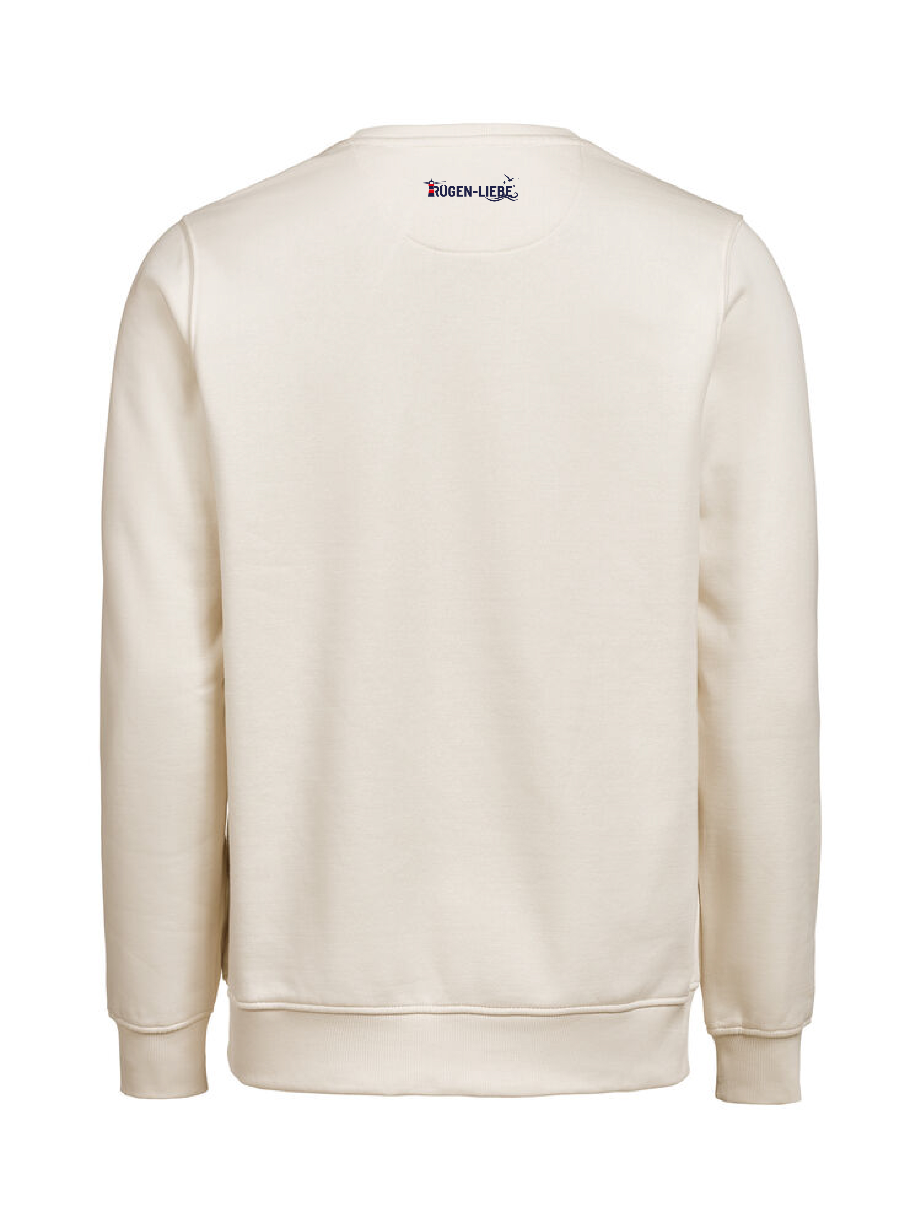Rügen-Liebe - Sweater großes Logo - birch