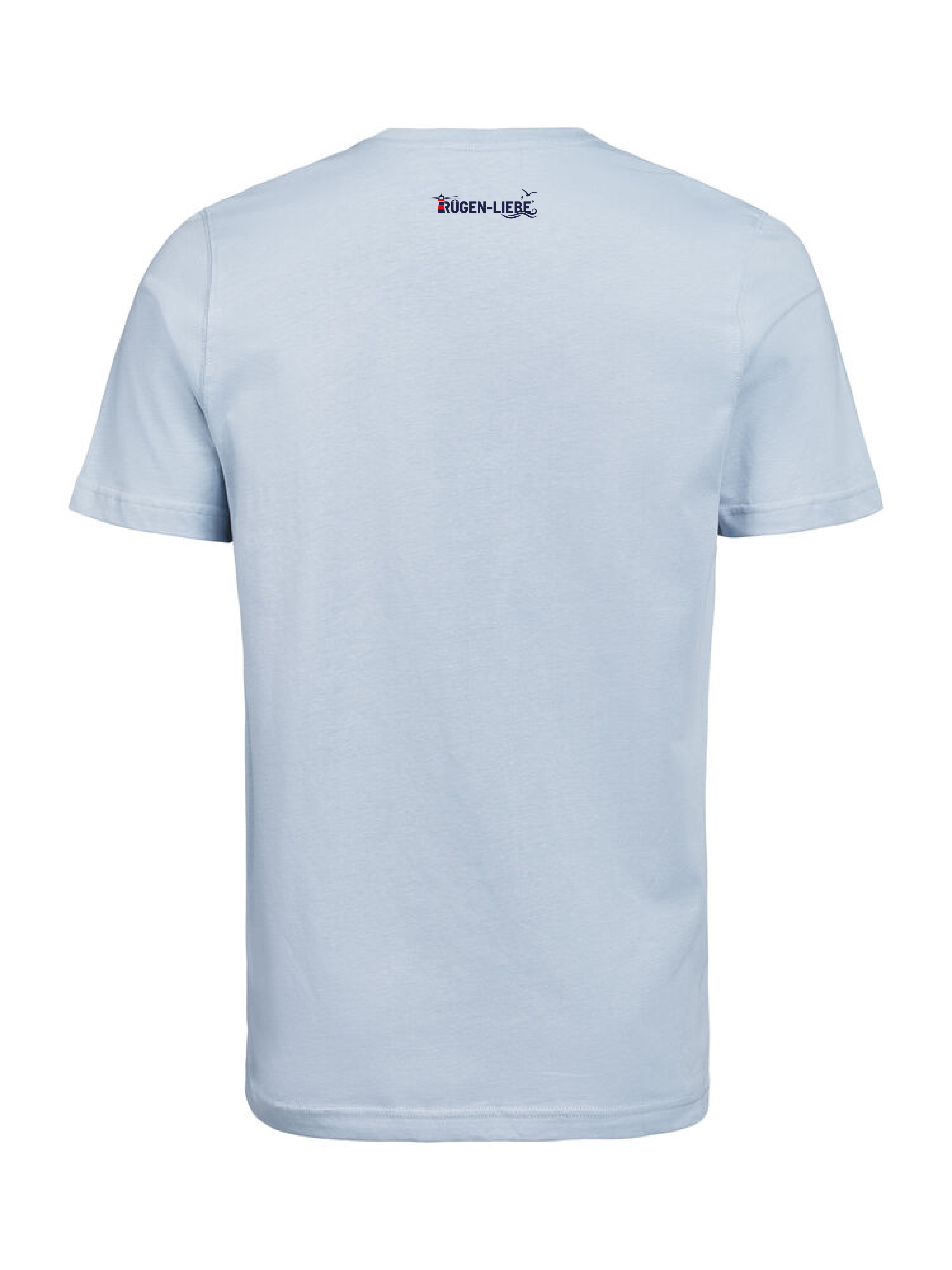 Rügen-Liebe - T-Shirt großes Logo - fog